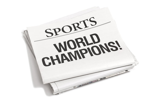 Newspaper Headlines Sports section