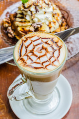Cappuccino coffee