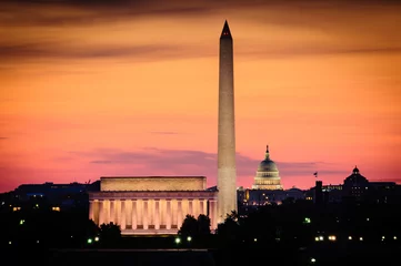 Cercles muraux Lieux américains Horizon de Washington DC