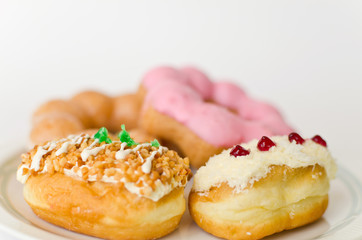 donut isolated on white background