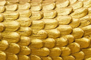 texture of golden dragon skin