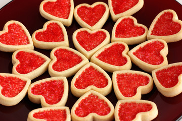 Obraz na płótnie Canvas Valentine Cookies