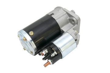 new parts to the car on a white background