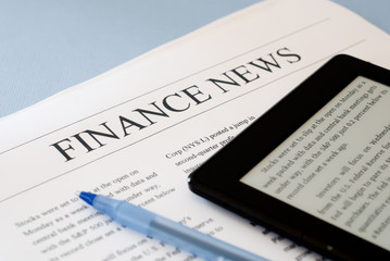 Obraz premium finance news