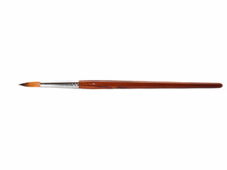 brush painting isolated on white