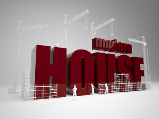 Building modern house