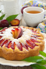 Plum cake.