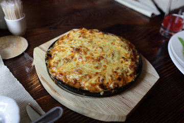 Baked meat
