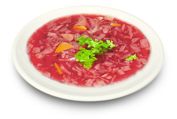 beetroot soup (borscht)