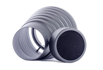 Photography Snoot and Grid Isolated on White