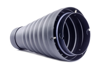 Photography Snoot and Grid Isolated on White