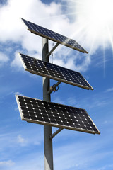 Solary, panele słoneczne.
