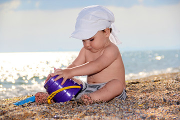 Baby on the beach