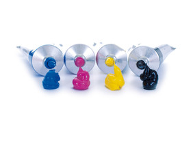 Farbtuben CMYK