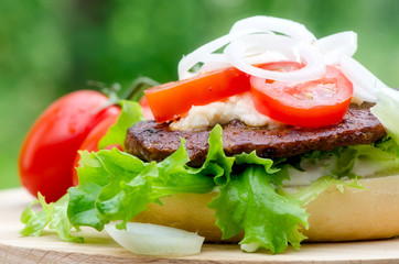 Barbecue sandwich