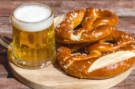 traditional German pretzels