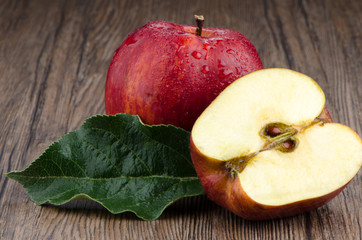 Apples closeup