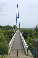 Fototapeta premium bridge near Mont Saint Michel Abbey