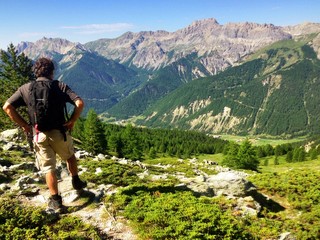 hiking in the alps