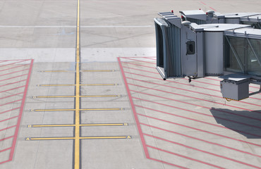 abandoned passenger aircraft gangway