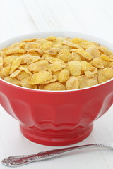 delicious corn flakes breakfast