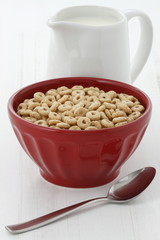 Delicious and healthy honey nuts cereal