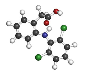 Diclofenac pain and inflammation drug (NSAID)