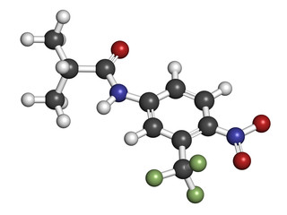 Flutamide prostate cancer drug (anti-androgen)