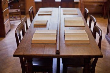 Books on Table