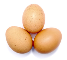 three eggs