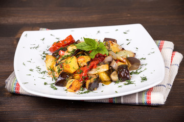 Roasted vegetables