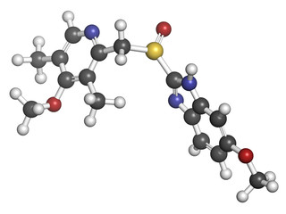 Omeprazole dyspepsia and peptic ulcer disease drug.