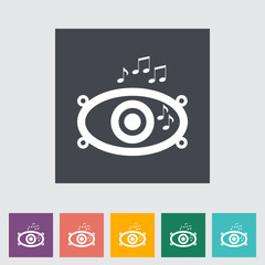 Icon of car speakers.
