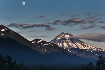 Landscape of Kamchatka: Viliuchinsky Volcano