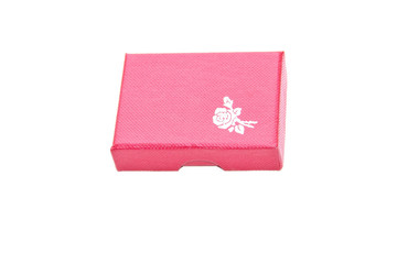 Red box on a white background