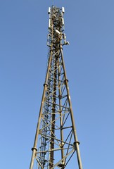 Fototapeta na wymiar antenna mast