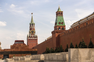 Fototapeta premium Spasskaya tower on Red Square