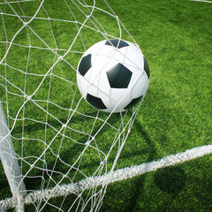Soccer football field stadium grass line ball background texture