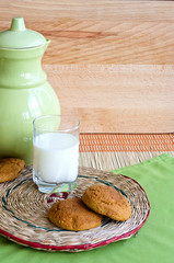 cookies and milk