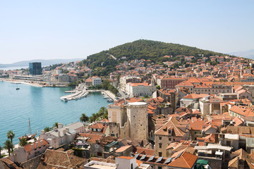 Split cityscape in Croatia