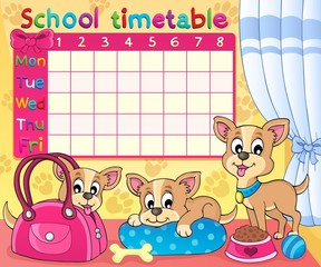 School timetable thematic image 5