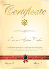 Certificater template