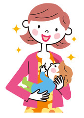 母乳　お母さん　赤ちゃん　