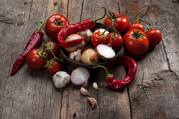 Vegetables background