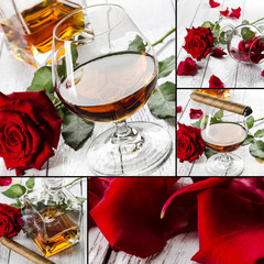 Cognac collage