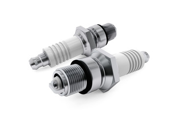 Two Spark plugs for the car