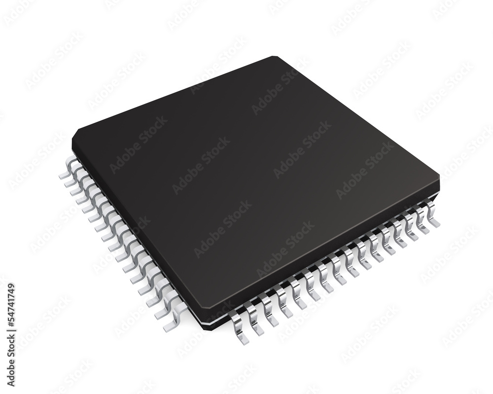 Poster Computer microchip CPU