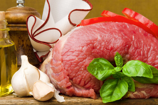 raw meat