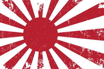 Japan's Emperial Navy Ensign Flat Texture