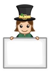 Happy St. Patrick's Day - Business Cartoon Characters